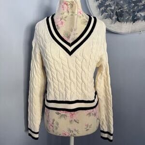House of Harlow 1960 Cable Knit Sweater